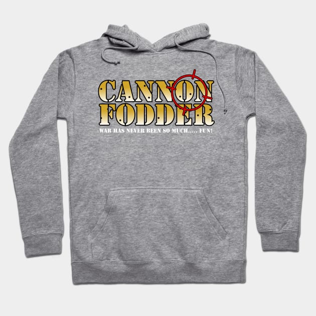 Cannon Fodder Game Hoodie by Meta Cortex